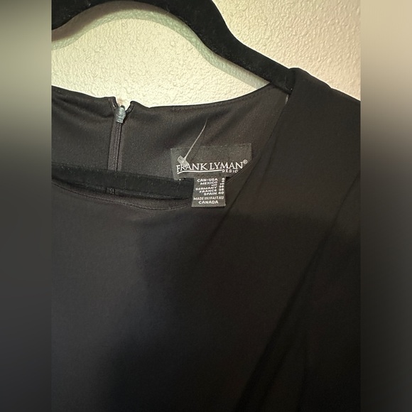 Frank Lyman Design flattering black dress Size 8 - Picture 3 of 4